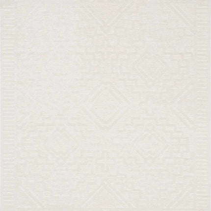 Plumtree 3D White Outdoor Rug Rugs TriadCommerceInc