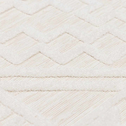 Plumtree 3D White Outdoor Rug Rugs TriadCommerceInc 2' x 2'11" Rectangle