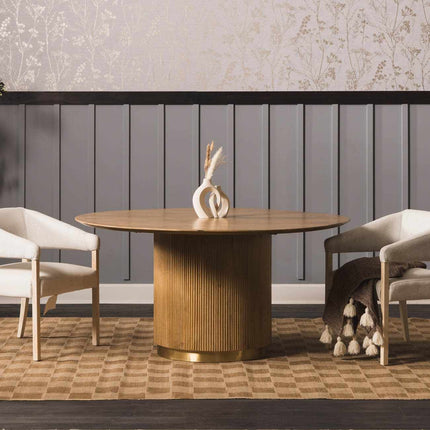 Kuval Checkered Brown Rug Rugs TriadCommerceInc