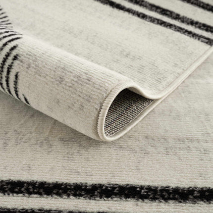 Angus Black&White Geometric Area Rug Rugs TriadCommerceInc
