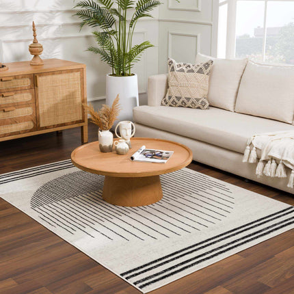 Angus Black&White Geometric Area Rug Rugs TriadCommerceInc