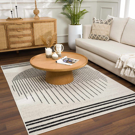 Angus Black&White Geometric Area Rug Rugs TriadCommerceInc