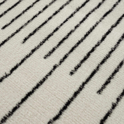 Angus Black&White Geometric Area Rug Rugs TriadCommerceInc