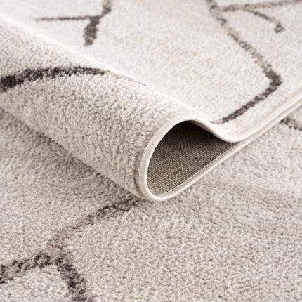 Azzan Cream & Charcoal Area Rug - Clearance Rugs TriadCommerceInc