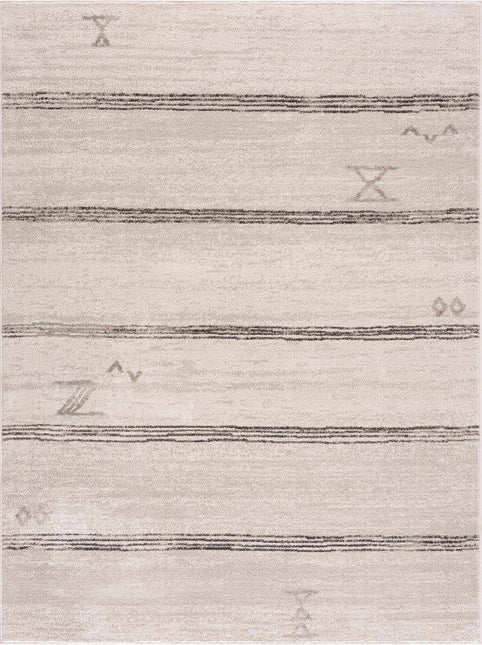 Deja Cream & Charcoal Area Rug - Clearance Rugs TriadCommerceInc
