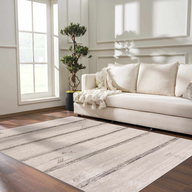 Deja Cream & Charcoal Area Rug - Clearance Rugs TriadCommerceInc