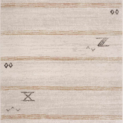 Deja Cream & Gold Area Rug - Clearance Rugs TriadCommerceInc
