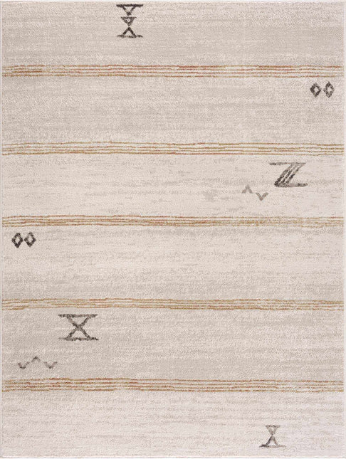 Deja Cream & Gold Area Rug - Clearance Rugs TriadCommerceInc