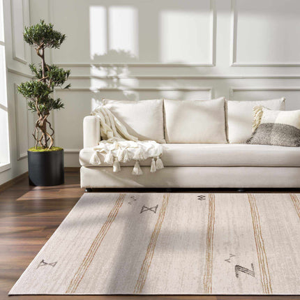 Deja Cream & Gold Area Rug - Clearance Rugs TriadCommerceInc