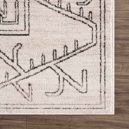 Divya Cream & Charcoal Area Rug - Clearance Rugs TriadCommerceInc