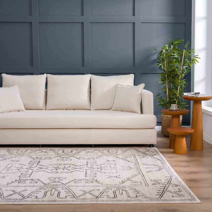 Divya Cream & Charcoal Area Rug - Clearance Rugs TriadCommerceInc