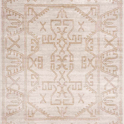 Divya Cream & Gold Area Rug - Clearance Rugs TriadCommerceInc