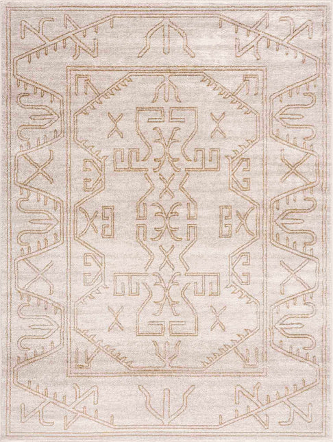Divya Cream & Gold Area Rug - Clearance Rugs TriadCommerceInc
