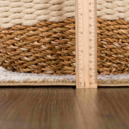 Albie Gold & Beige Area Rug - Clearance Rugs TriadCommerceInc
