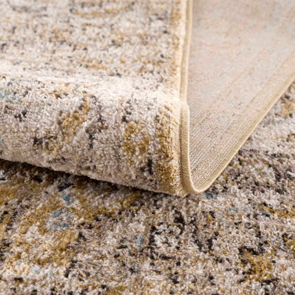 Anana Gold & Beige Area Rug - Clearance Rugs TriadCommerceInc