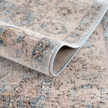 Anana Silver Blue & Beige Area Rug - Clearance Rugs TriadCommerceInc