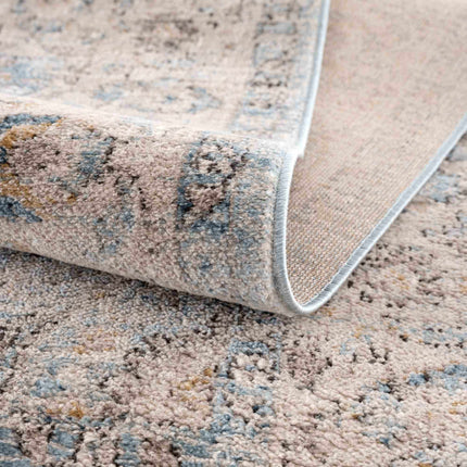 Anana Silver Blue & Beige Area Rug - Clearance Rugs TriadCommerceInc