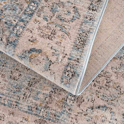 Anana Silver Blue & Beige Area Rug - Clearance Rugs TriadCommerceInc