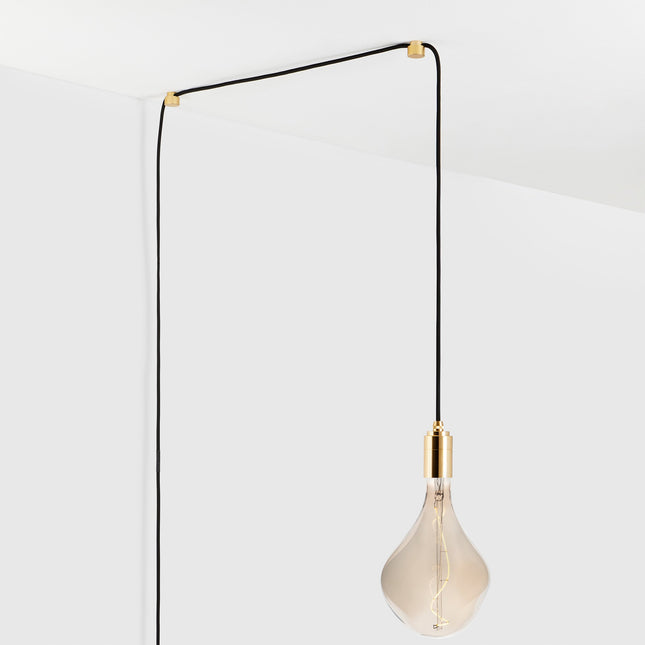 Voronoi II Plug-In Pendant Light in Brass Home Decor > Lighting > Ceiling Lights > Pendant Lights TriadCommerceInc Brass