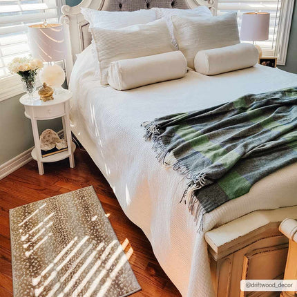 Pointblank Tan Leopard Print Rug Rugs TriadCommerceInc