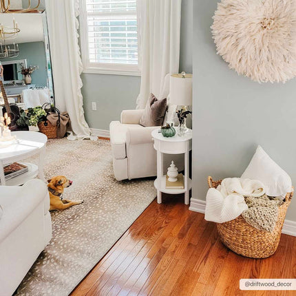 Pointblank Tan Leopard Print Rug Rugs TriadCommerceInc