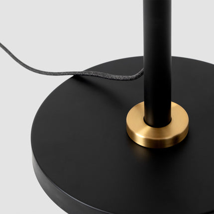 Poise Adjustable Floor Lamp in Brass Floor Lamps TriadCommerceInc