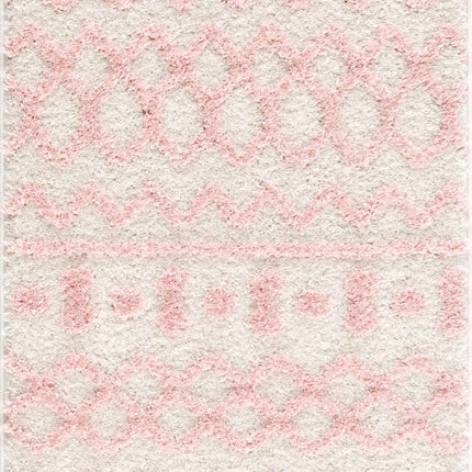 Darva Pink Plush Area Carpet Rugs TriadCommerceInc 2'7" x 7'3" Runner