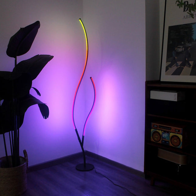 RGBCW Ripple Floor Lamp Floor Lamps TriadCommerceInc
