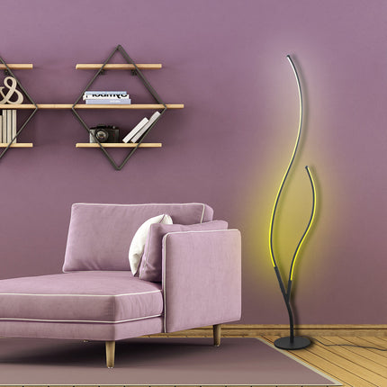 RGBCW Ripple Floor Lamp Floor Lamps TriadCommerceInc