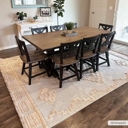 Rosales High-Low Rustic Rug Rugs TriadCommerceInc