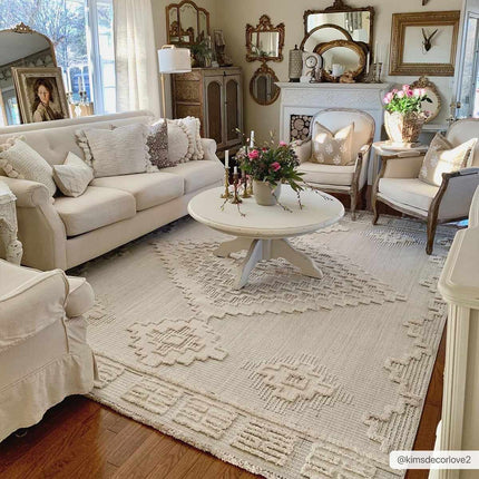 Rosales High-Low Rustic Rug Rugs TriadCommerceInc
