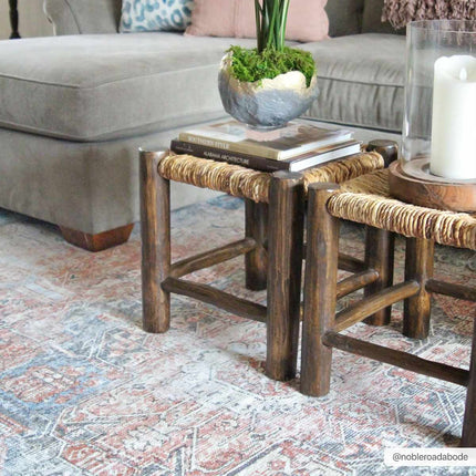 Rosman Distressed Washable Rug Rugs TriadCommerceInc
