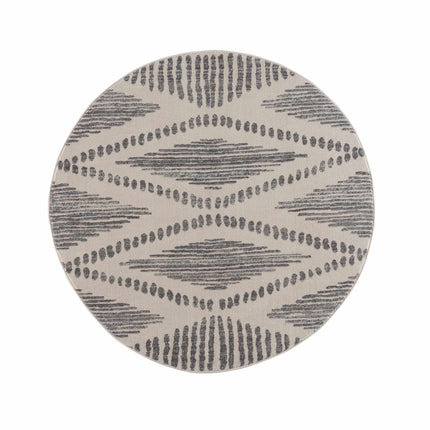 Tigrisis Ivory 2327 Area Rug Rugs TriadCommerceInc 7'10" Round