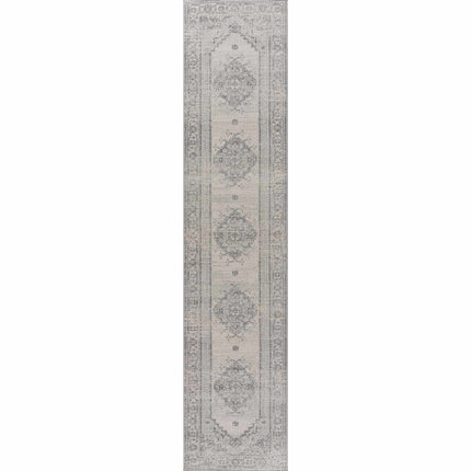 Tigried Ivory & Gray 2315 Area Rug - Clearance Rugs TriadCommerceInc 2'7" x 10' Runner