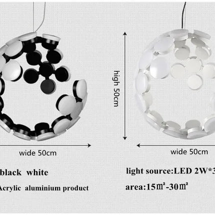 Creative Moon Pendant Lamp Pendants TriadCommerceInc   