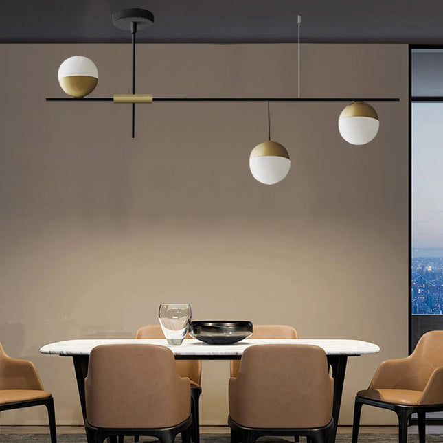 Sophie Glass Globe Pendant Lamp Pendants TriadCommerceInc   