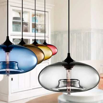 Nordic Hanging Spherical Light Fixtures Pendants TriadCommerceInc   
