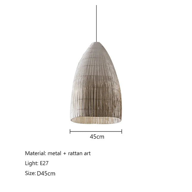 Wabi-Sabi Pendant Lights Pendants TriadCommerceInc D45cm Neutral Light 
