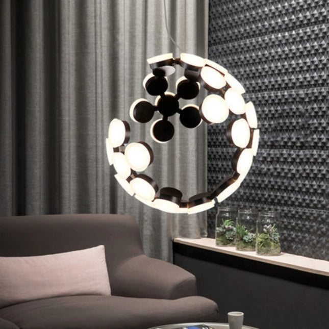 Creative Moon Pendant Lamp Pendants TriadCommerceInc   