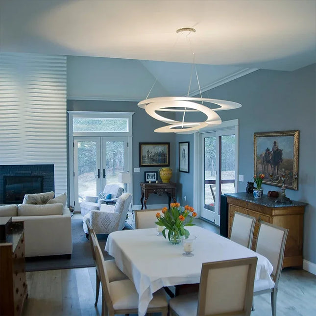 Spiral Designer Pendant Lamps Pendants TriadCommerceInc   