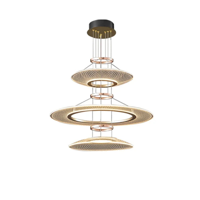 LED Round Crystal Pendant Lamp Chandeliers TriadCommerceInc   