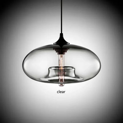 Nordic Hanging Spherical Light Fixtures Pendants TriadCommerceInc Transparent  