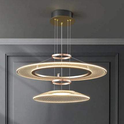 LED Round Crystal Pendant Lamp Chandeliers TriadCommerceInc   