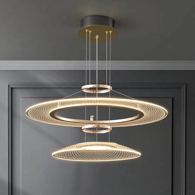 LED Round Crystal Pendant Lamp Chandeliers TriadCommerceInc   