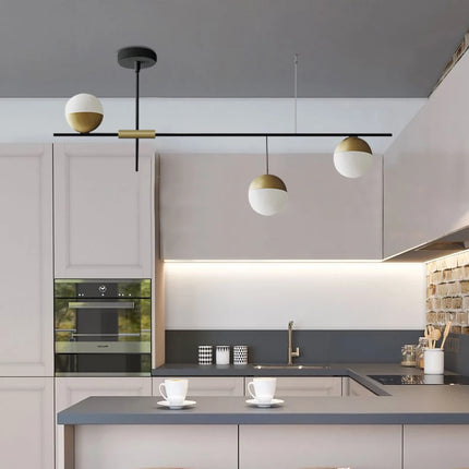 Sophie Glass Globe Pendant Lamp Pendants TriadCommerceInc   