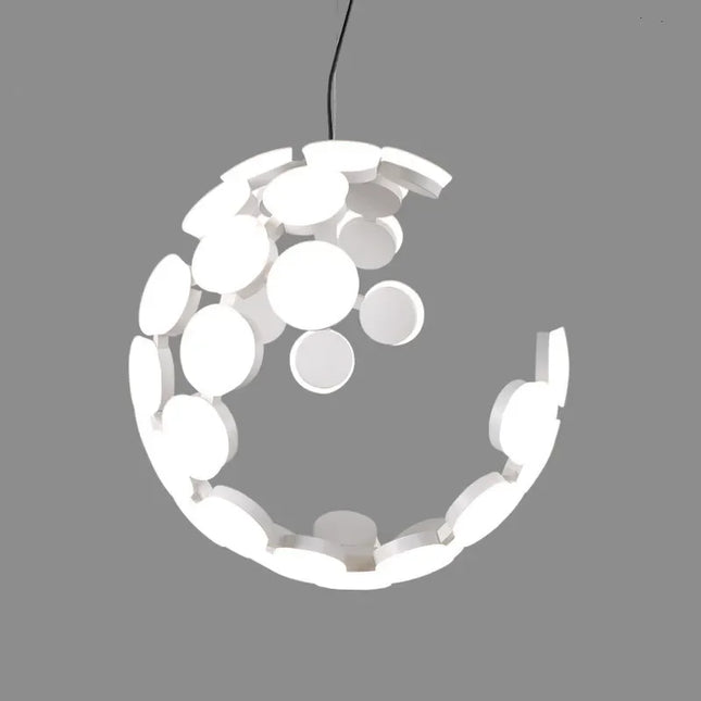 Creative Moon Pendant Lamp Pendants TriadCommerceInc White Warm White 
