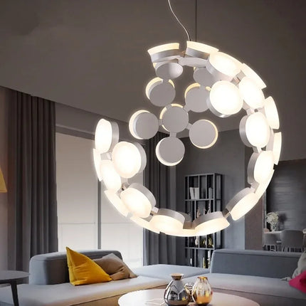 Creative Moon Pendant Lamp Pendants TriadCommerceInc   