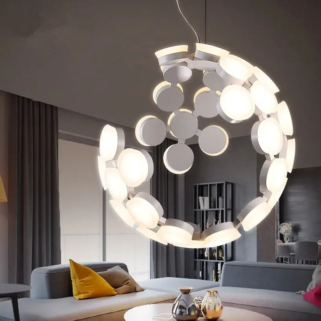 Creative Moon Pendant Lamp Pendants TriadCommerceInc   