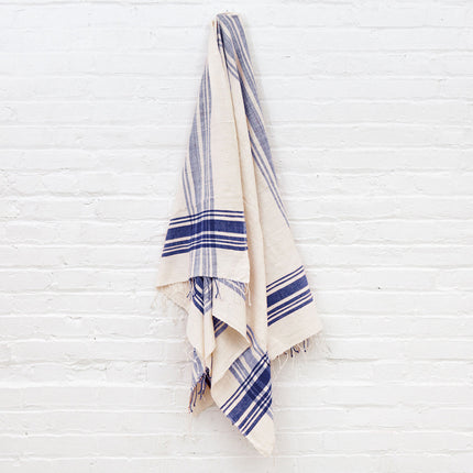 Cabin Hatch Cotton Bath Towel Bath Towels & Washcloths TriadCommerceInc Navy  