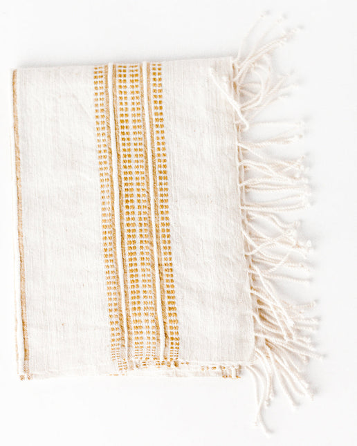 Aden Cotton Hand Towel Kitchen Towels TriadCommerceInc Natural with Beige
